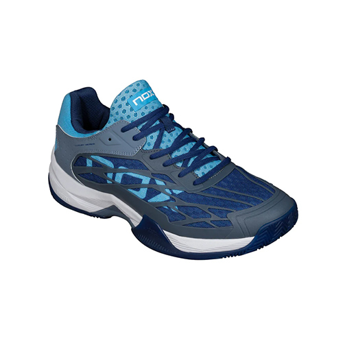 Nox AT10 Lux Stone Bonnie Blue Shoes - The Nox AT10 LUX 2024 Padel Shoes have been awarded as the 