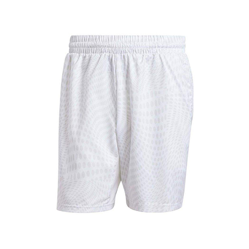 Padel Store - Adidas Club White Grey Graphic Short