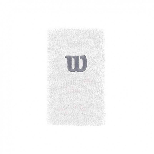 Wilson Extra Wide White Wristband (X1)