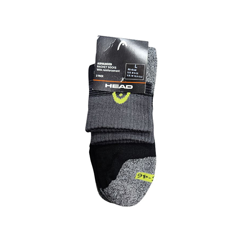 Head Advanced Racket Black Socks (X1) - 2 Pairs in 1 Pack