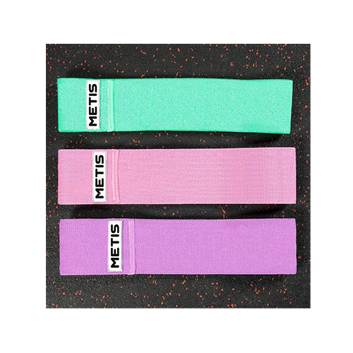 Padel Store - Fabric Resistance Bands (Set of 3) - Set of 3 in 1 PackMETIS Fabric Resistance BandsIsolate muscles & intensify your workouts using this booty bands set. A perfect option for home & gym workouts to target the whole body including your glutes, inner thighs & upper body. Set of 3 short resistance bands featuring light, medium & heavy strengths. Resistance bands are NOT to scale - please see specifications for measurements