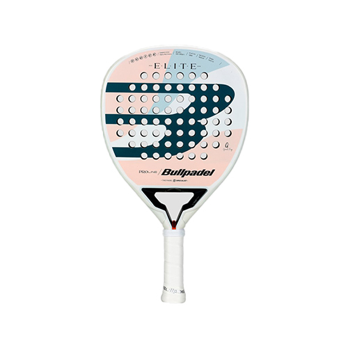 Padel Store - Bullpadel Elite W 25 - Shape : Hybrid Weight : 350-360g Game : All around play Racket Cover : No Face Material : Fibrix Balance : Medium Foam Material : Multieva