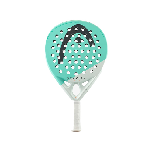 Head Gravity Team 24 - Shape : Round Weight : 360+/- Game : Control Racket Cover : No Face Material : Fiberglass Balance : Lower Balance Foam Material : Control Foam