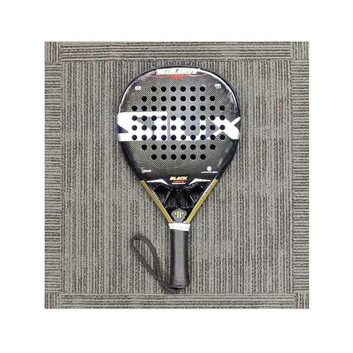 Siux Trilogy Hybrid Black Used - Used
 - Model :  2020 - Shape : Tear
 - Weight : From 355 To 375g  +/- - Surface : Smooth Shine - Face : 12K Carbon - Frame : Bitubular Carbon/Fiberglass - Game : Power - Balance : Medium - Contact Seller Number : 77888107 - Seller Whatsapp : 77888107