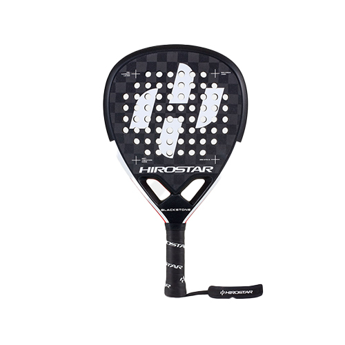 Hirostar Blackstone 24 - Shape : Diamond Weight : 360-375g Game : Attack Racket Cover : Yes Surface : Carbon 18K Face Material : Matte Finish with sandblasting Balance : Medium/High Foam Material : Core Black Eva