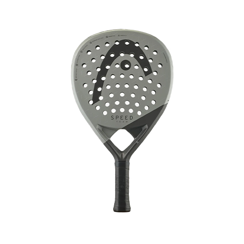 Head Speed Team 25 - Shape : Teardrop Weight : 365g +/- Game : Power Racket Cover : No Face Material : Fiberglass Balance : 265 Foam Material : Power Foam