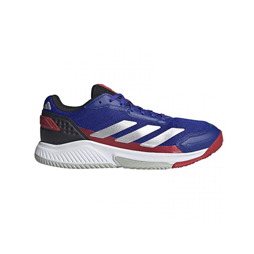 Adidas Courtquick Padel Shoes Blue Silver Red Shoes - JP9592