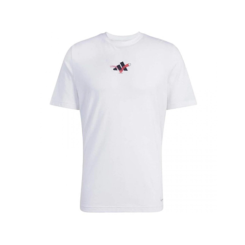 Adidas Tennis Happy 3 Balls Graphic White T-shirt