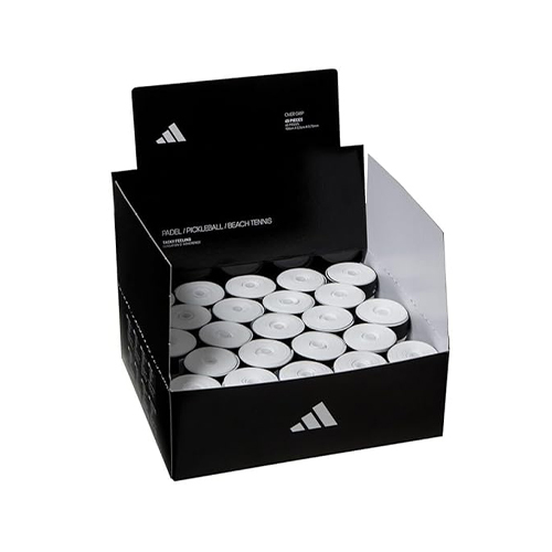 Adidas White Padel Tacky Feeling Overgrip (X45) - 1 box - 45 piece