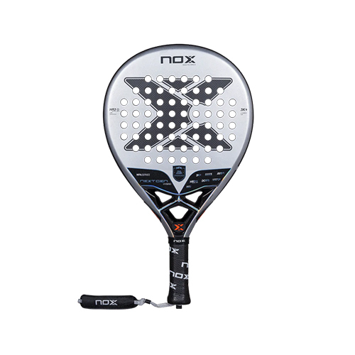 Nox Nextgen Pro Hybrid 3K 25 - Shape : Teardrop Weight : 366-370g +/- Face Material : Carbon 3K Surface : Rough Sand Foam Material : HR3 Black Eva