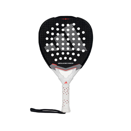 Adidas Metalbone Carbon 3.4 25 - Shape : Diamond Weight : 356-360 g +/- Game : Power Racket Cover : No Face Material : 6K Carbon Balance : Head Heavy Foam Material : EVA