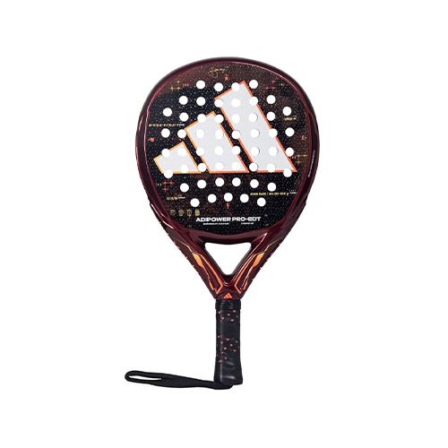 Adidas Adipower Pro EDT 25 - Shape : Round Weight : 355-365g +/- (0-9) Game : Control Racket Cover : Box Face Material : Carbon 18K