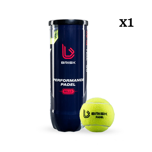Brisk Performance Padel Ball (X1) - X1 Tube