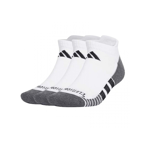 Adidas Low Cut White Black Socks (3 Pairs)