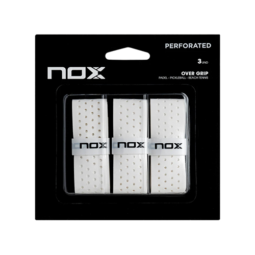 Nox Perforated White Overgip (X1-Pack)