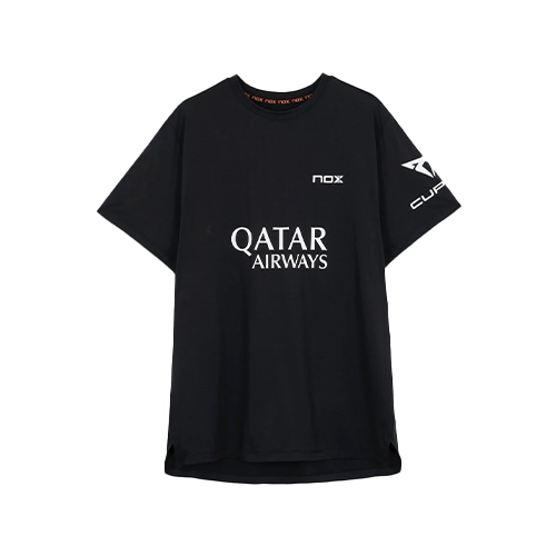 Nox Agustin Tapia 24 Sponsors AT10 Black T-shirt - SKU: T24CASPATBL