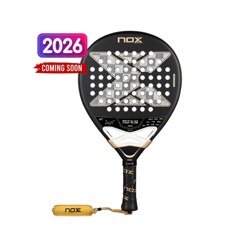 NOX AT10 LUXURY GENIUS 18K ALUM 2026 BY AGUSTÍN TAPIA - Pre-Order Mid of October 2025 Approx. SKU: PAT10GENIUS1826WEIGHT: 360 - 375g WIDE: 38 mm FRAMEWORK: Carbon CORE: MLD Black Eva FACE: Carbon Fiber 18K Alum SURFACE: Dual Spin SHAPE: Drop / Tear