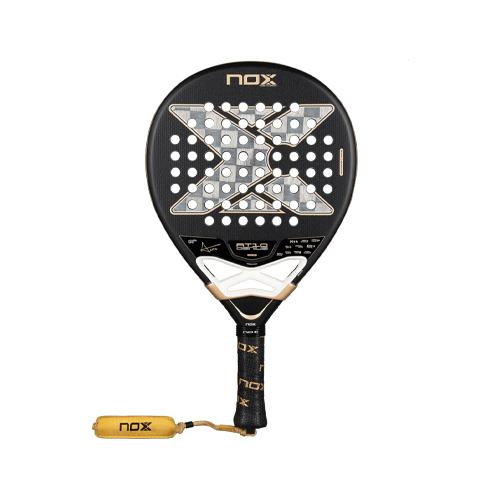 NOX AT10 LUXURY GENIUS 18K ALUM 2026 BY AGUSTÍN TAPIA - Pre-Order Mid of October 2025 Approx. SKU: PAT10GENIUS1826WEIGHT: 360 - 375g WIDE: 38 mm FRAMEWORK: Carbon CORE: MLD Black Eva FACE: Carbon Fiber 18K Alum SURFACE: Dual Spin SHAPE: Drop / Tear