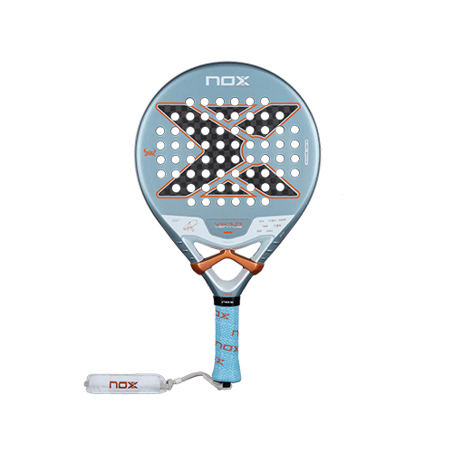 Nox VK10 Ventus Control 12K by Aranzazu Osoro - REF : PVK10VENTUS1226 Shape : Round Weight : 360-375g +/- Face Material : Carbon Fiber 12K Foam Material : MLD Black Eva