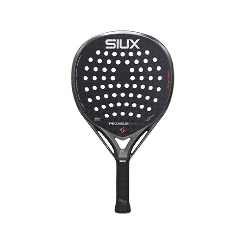 Siux Alex Chozas Pegasus Pro Grey Black 26 - Shape : Teardrop Racket Cover : No Face Material : 12K Carbon Foam Material : EVA