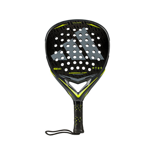 Adidas Arrow Hit 26 - Shape : Diamond Weight : 360-375g +/- Racket Cover : Yes Face Material : ASC 3K Carbon Face Balance : High Foam Material : Soft Performance EVA Core