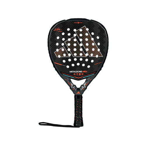 Adidas Metalbone Hrd+ 26 - Shape : Diamond Weight : 345-360g +/- Game : Attack Racket Cover : Yes Face Material : Carbon Aluminized 16K Balance : Head Heavy Foam Material : High Memory