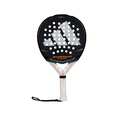 Adidas Metalbone Teamlight 26 - Shape : Round Weight : 345-360g +/- Game : Control Racket Cover : Yes Face Material : Fiber Glass Balance : Even Foam Material : Soft Performance