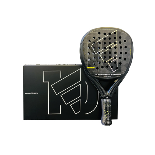 Adidas Adipower 10 Anniversary 25 - Shape : Diamond Weight : 360-370g +/- Game : Power Racket Cover : Box Face Material : 18K Carbon Foam Material : EVA core