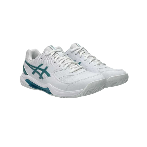 Asics Gel Dedicate 8 Padel White Misty Pine 26 Shoes - 1041A414-103