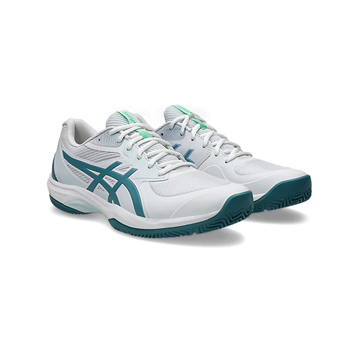 Asics Game FF Padel White Misty Pine Shoes - 1041A493-101
