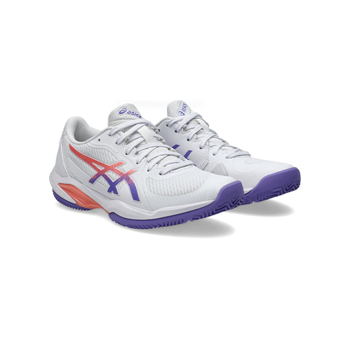 Asics Solution Swift FF 2 Padel White Amethyst Shoes - 1042A264-100