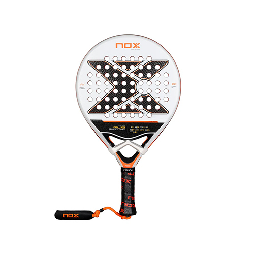 Nox ML10 Quantum 3K by Miguel Lamperti 25 - Shape : Round Weight : 360-375g Power : 90/100 Control : 100/100 Racket Cover : No K : 3K Face Material : Carbon 3K Foam Material : HR3 Color EvaPML10LUXQ25