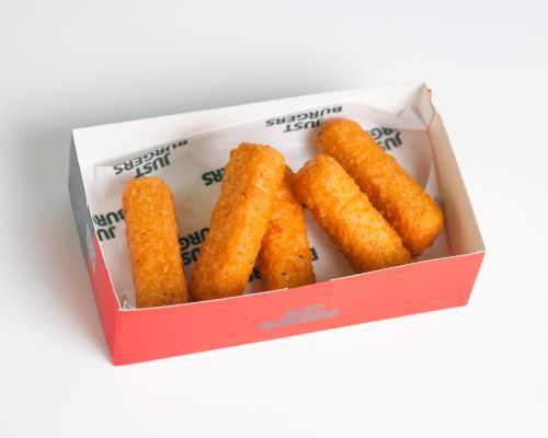 Pure Mozzarella Stick - 4 pieces fried mozzarella sticks.