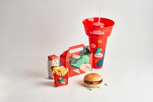 Kids Meal Cheese Burger with tommy cup - Cheese Burger sandwich ٫ Fries٫ Orange Juice