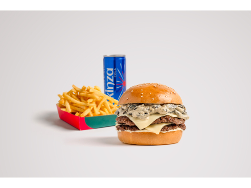 Just Shroom Meal - 1 Just Mushroom Burger Sandwich ٫ 1 Fries ٫ 1 Drink