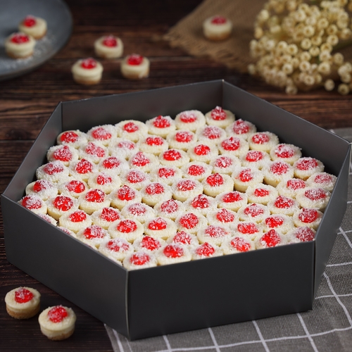 mini cheese cake strawberry - 80 pieces  mini cheese cake strawberry flavored