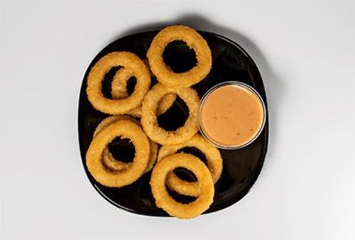 Onion Rings 8 Pieces - Onion rings 8 pieces with special sauce