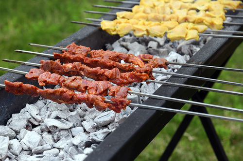 Grill station for 25 people