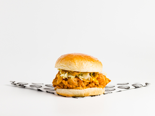 Crispy Chicken Sandwich - Crispy chicken fillet in brioche bun, lettuce, cheese and special sauce