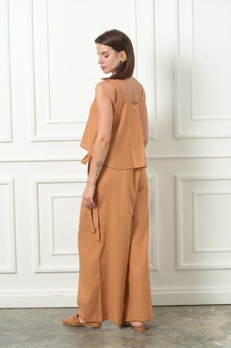 WRAP PANTS WITH CROP TOP