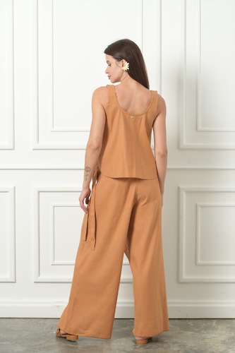 WRAP PANTS WITH CROP TOP