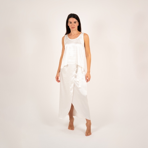 White Tank Top Summer - 2023