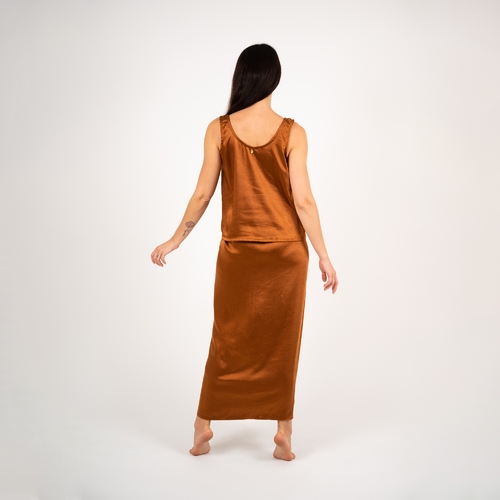 Brown Tank Top Summer - 2023