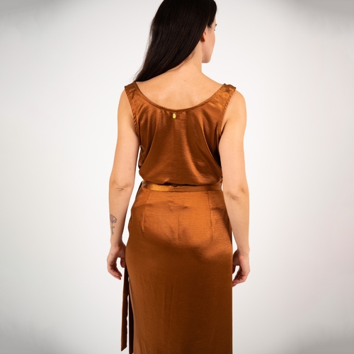 Brown Tank Top Summer - 2023