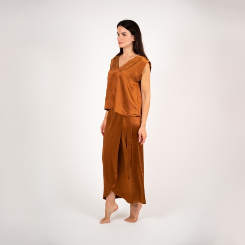 Brown Crop Top Summer - 2023