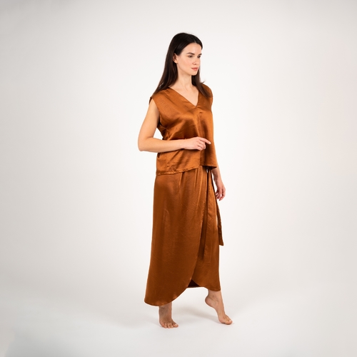 Brown Crop Top Summer - 2023