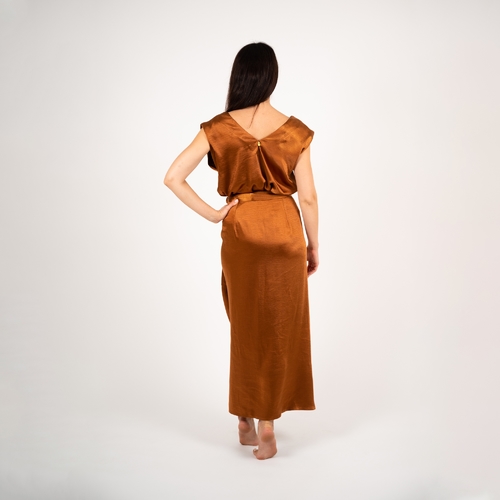 Brown Crop Top Summer - 2023