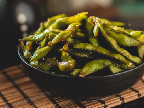 Ginger Garlic Edamame