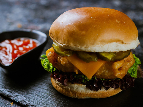 Homemade Chicken Burger