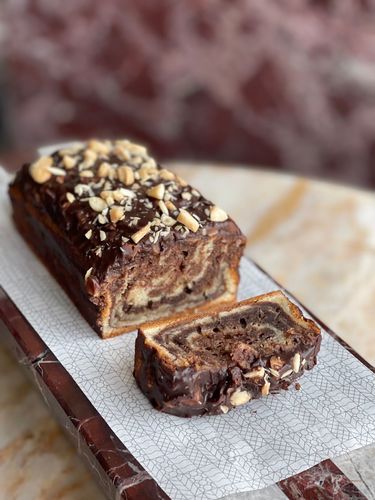 Chocolate Marble Loaf Cake